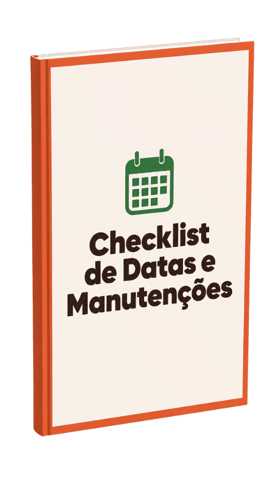 Checklist de Datas e Manutenções